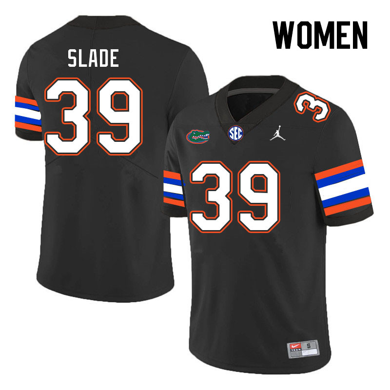 Women #39 Brayden Slade Florida Gators College Football Jerseys Stitched Sale-Black